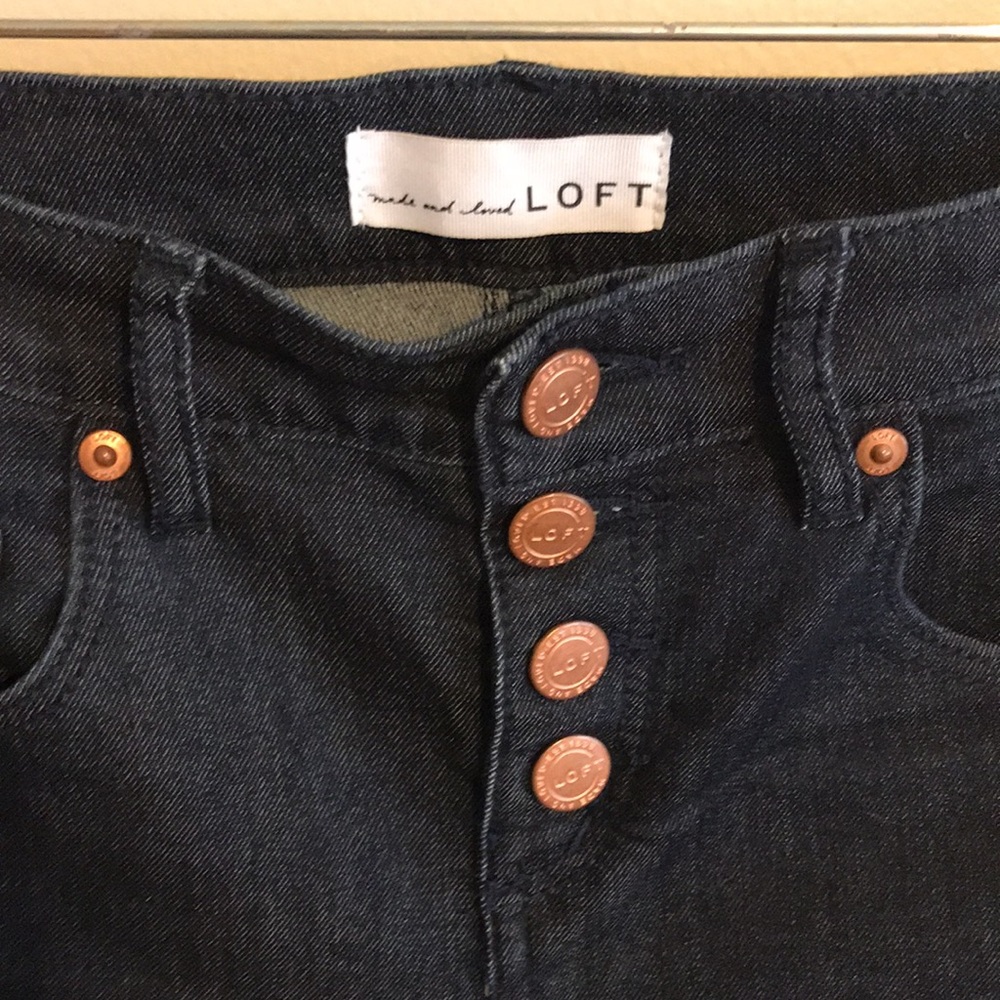 Loft Button Fly Jeans - Picture 3 of 3